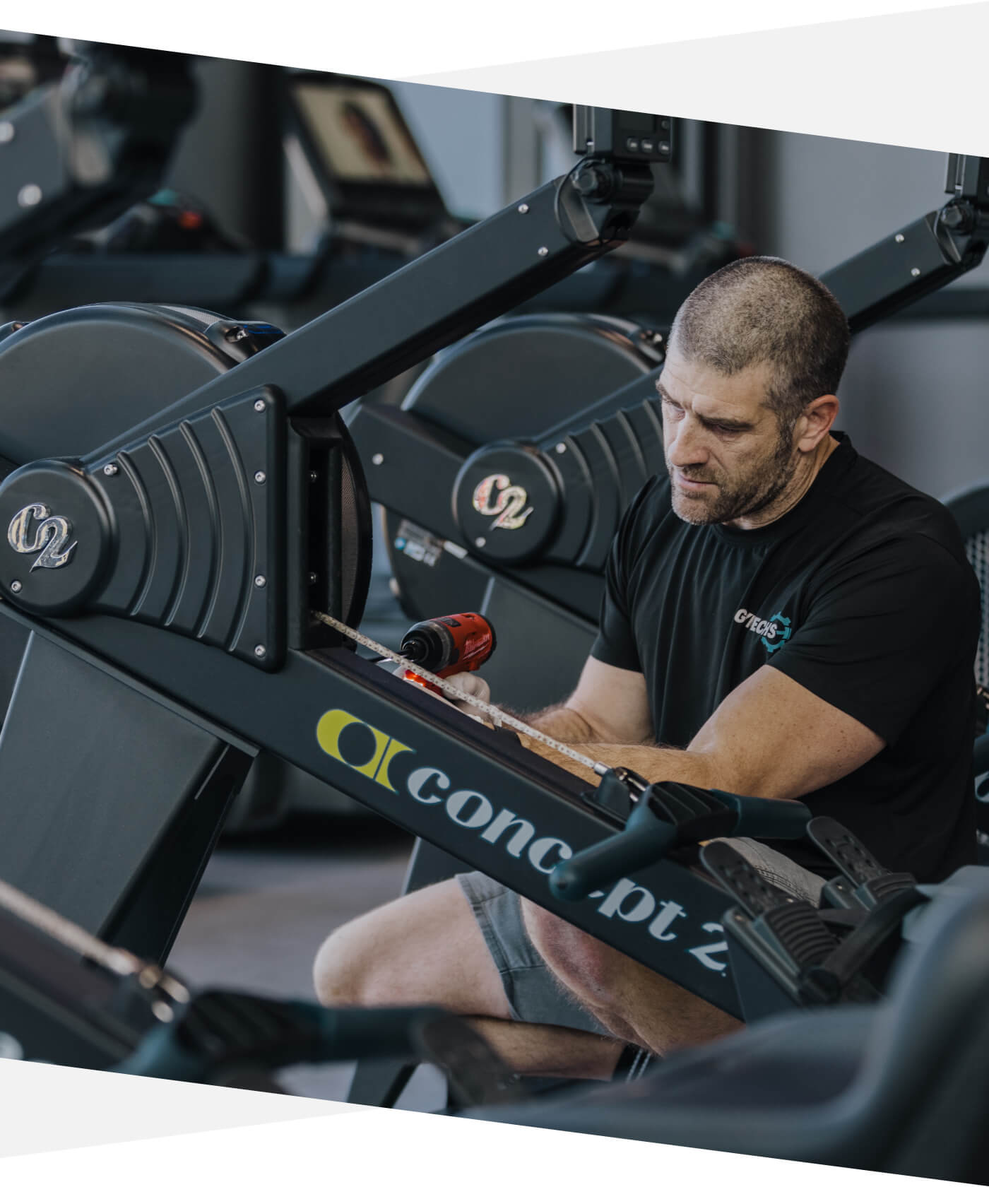 Commercial gyms rowing machine repairs